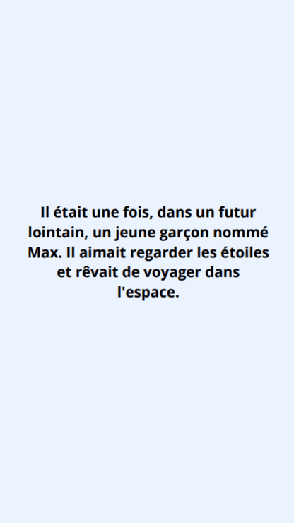 La mission cosmique de Max | Livre enfant 4-7 ans