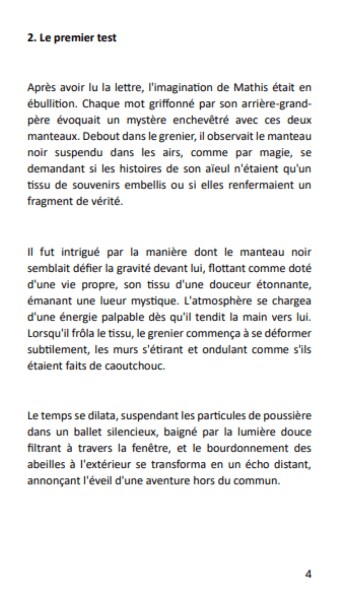 Les manteaux magiques de Mathis | Livre enfant 8-12 ans