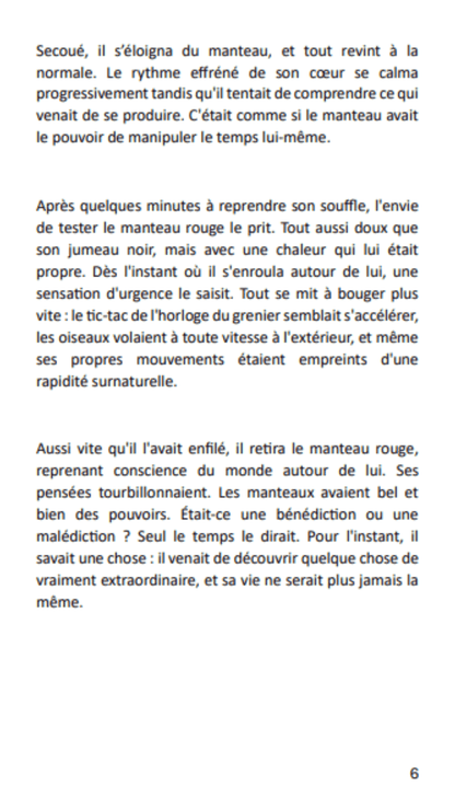 Les manteaux magiques de Mathis | Livre enfant 8-12 ans